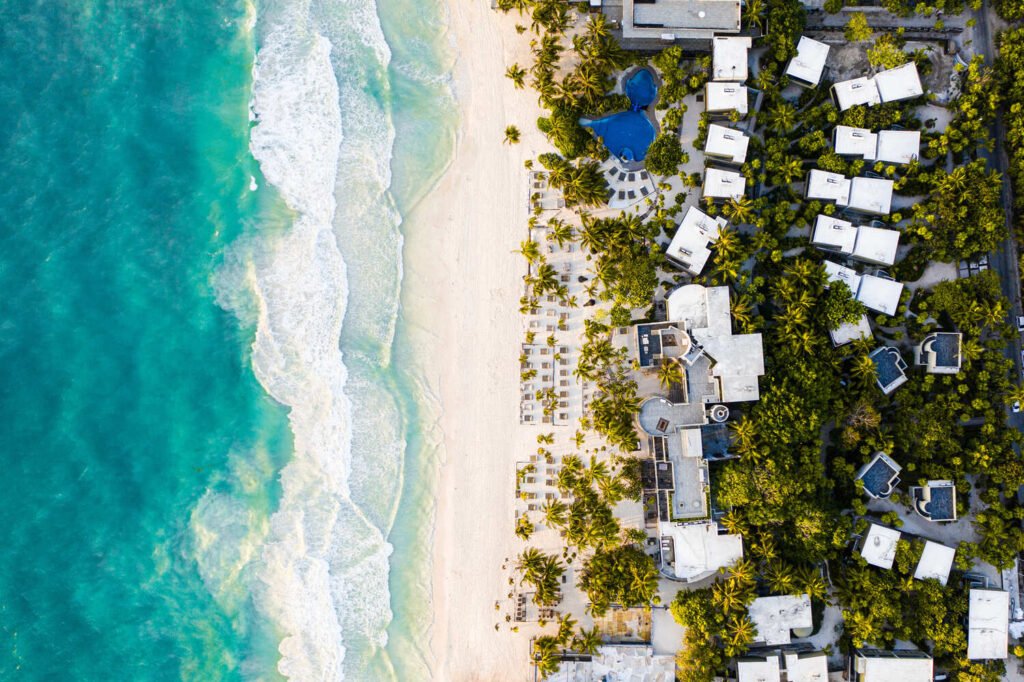 Casa Malca frente a la playa en Tulum