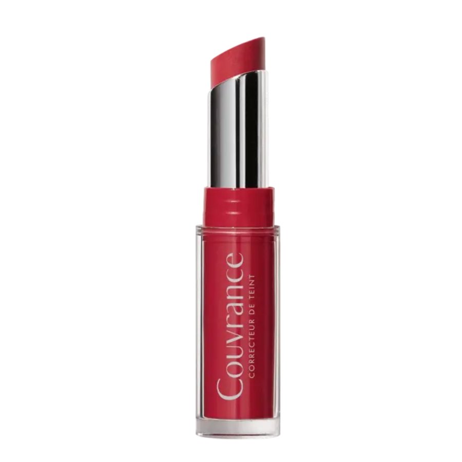 Bálsamo de labios color rojo dermatológico 