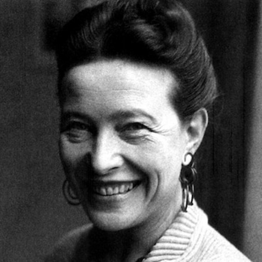 Retrato  Simone de Beauvoir