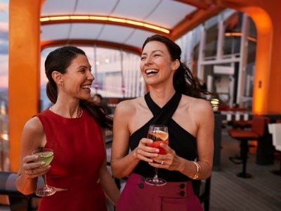 Amigas en un crucero