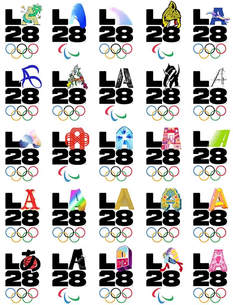 Emblemas Juegos Olímpicos Los Ángeles 2028