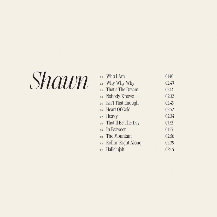 Álbum Shawn Mendes