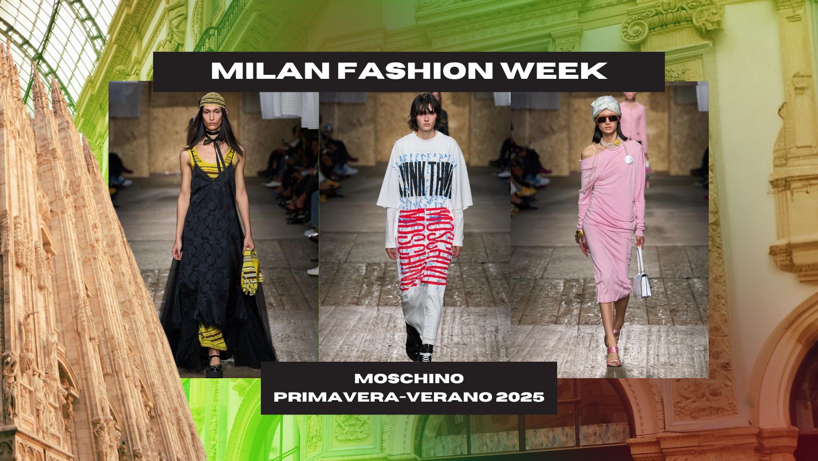 Moschino presenta Primavera-Verano 2025 en Milan Fashion Week - Marie ...