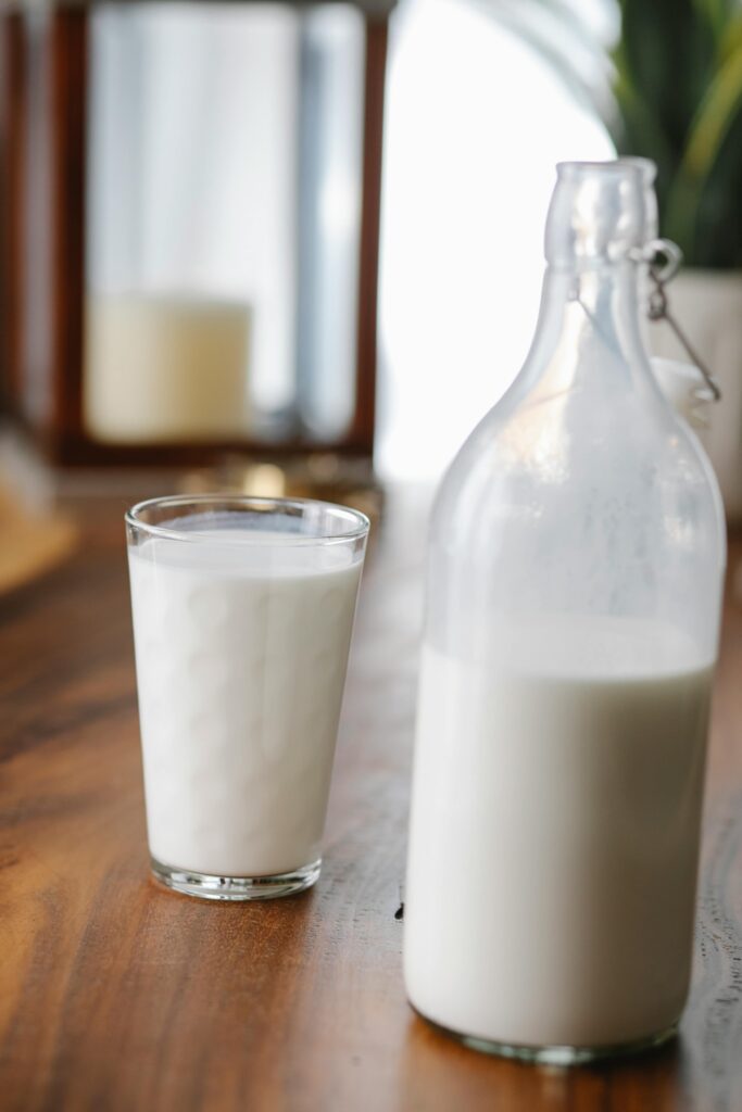 Vasos de leche