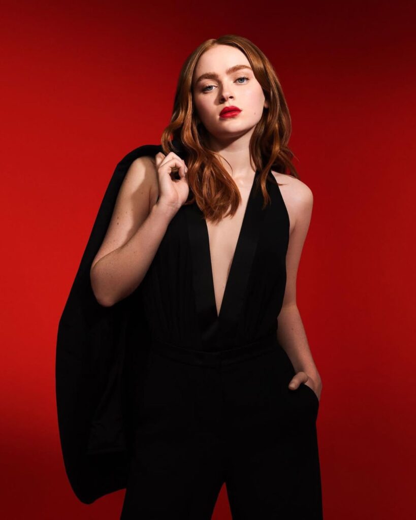 Sadie Sink como embajadora de Armani Beauty