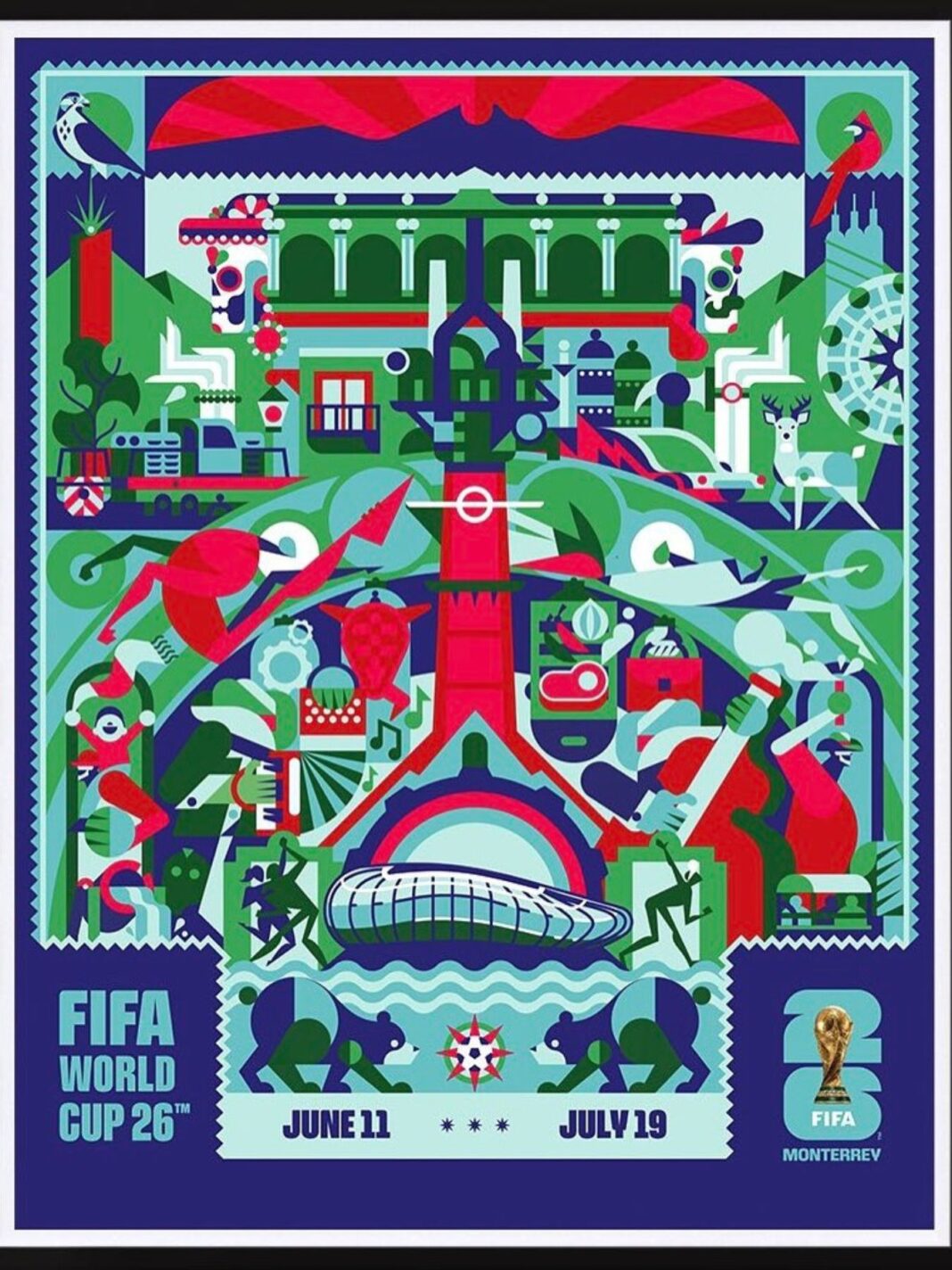 Póster de la CDMX para el Mundial 2026: Significado y Elementos