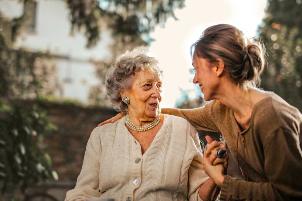 Dos generaciones de mujeres