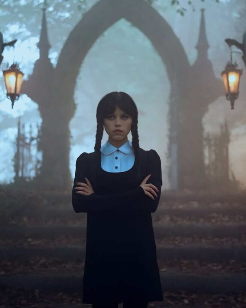 Merlina con Jenna Ortega