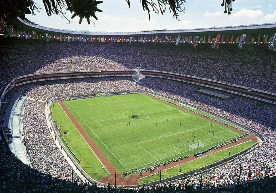 Estadio Azteca en 1986
