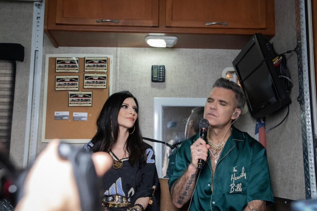 Laura Pausini y Robbie Williams
