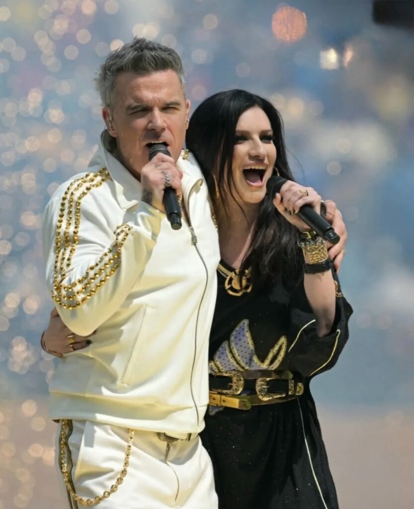 Laura Pausini y Robbie Williams