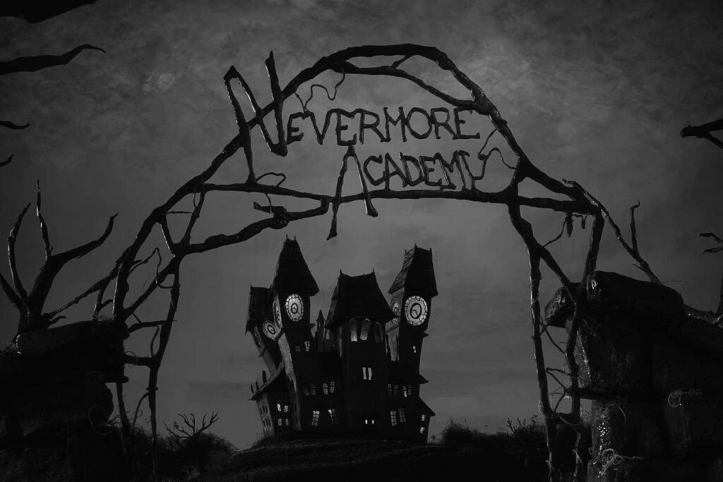 Nevermore escuela de Merlina 2