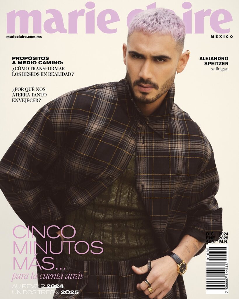 Alejandro Speitzer en Marie Claire México