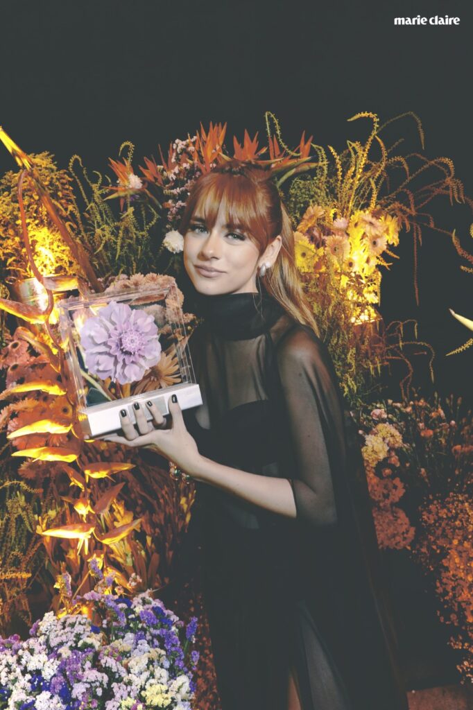 Azul Guaita en los Premios Prix de Marie Claire