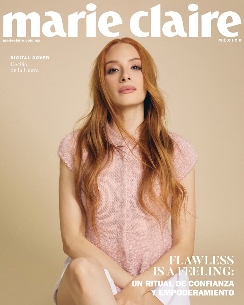 Ceci de la Cueva en Marie Claire México