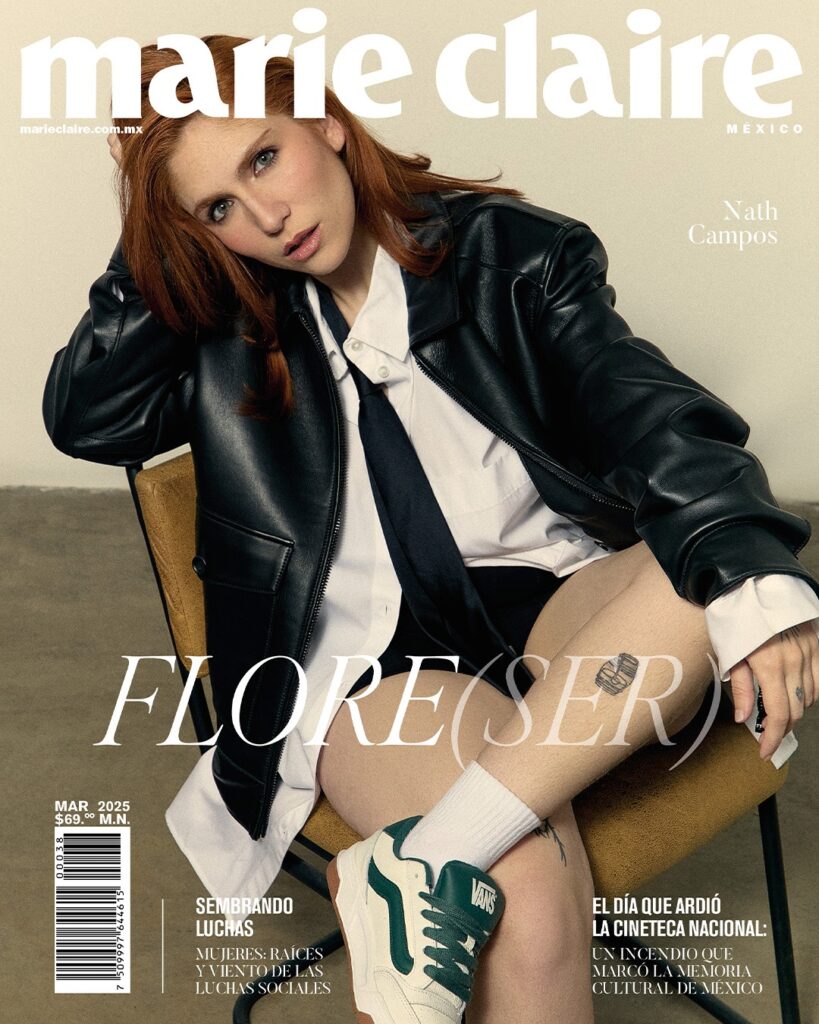 Nath Campos en Marie Claire México