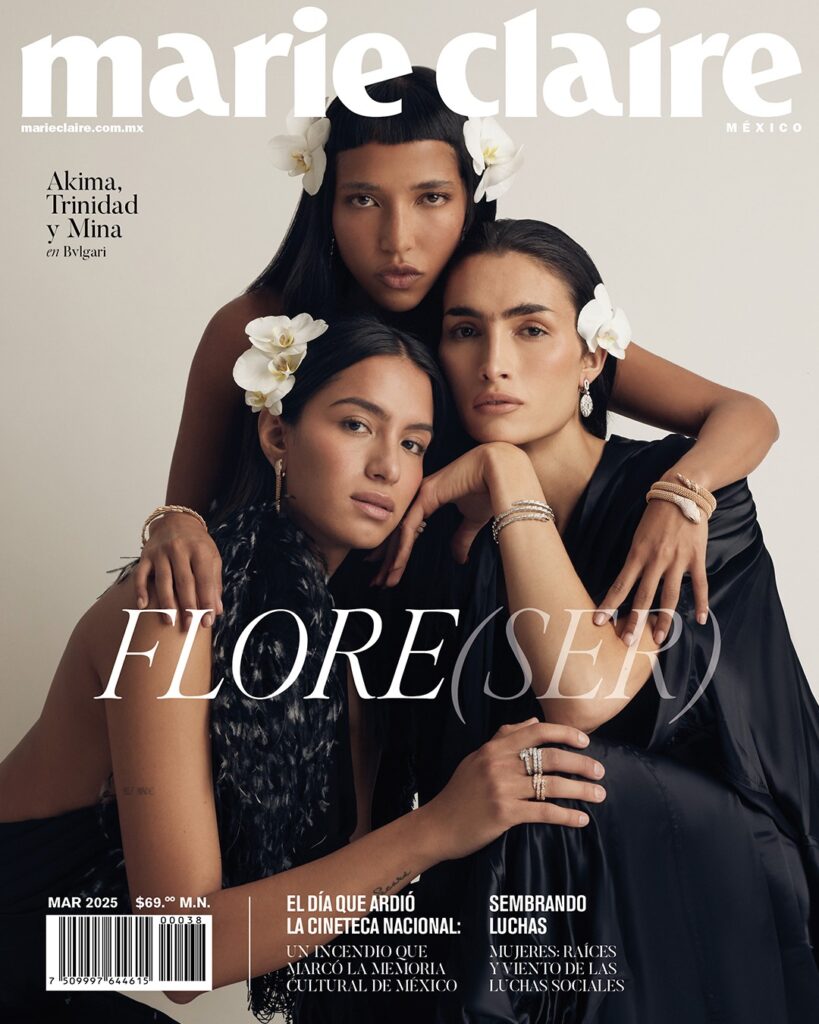 Akima, Trinidad y Mina en Marie Claire México