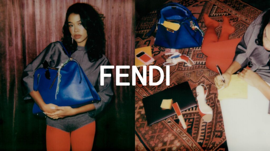 Amber Mark con FENDI Way