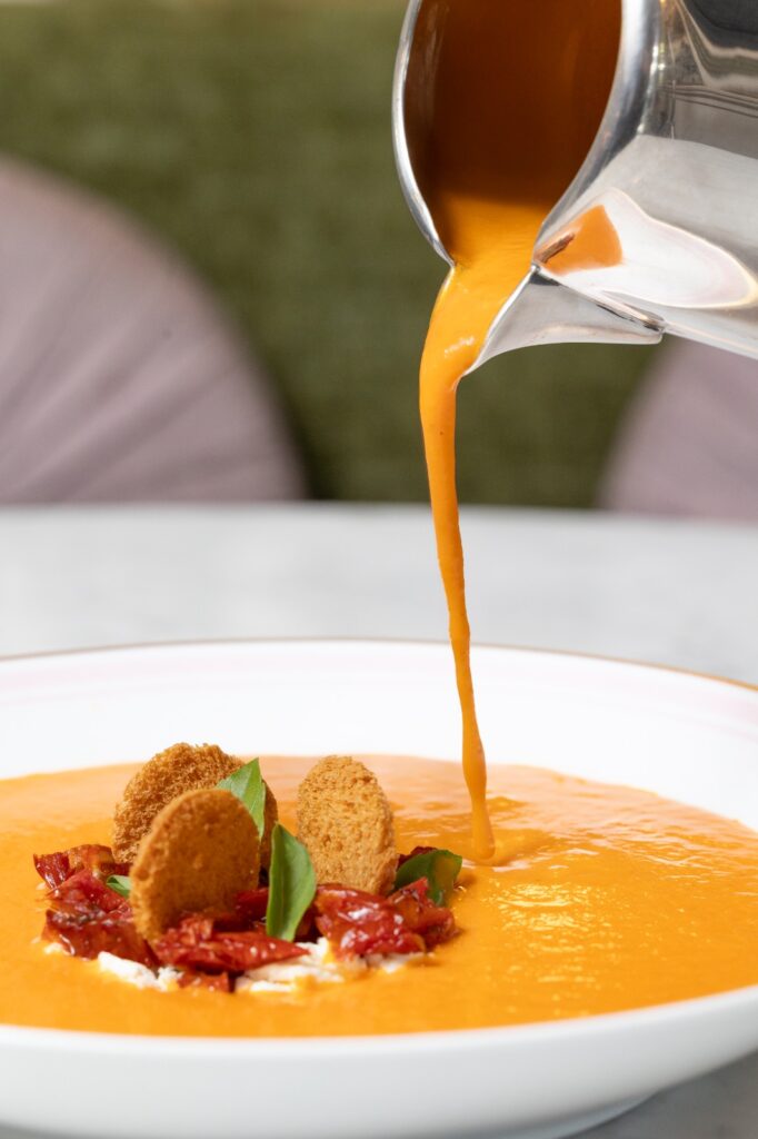 Crema de tomate de Ladurée