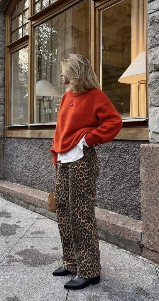 Pantalón animal print